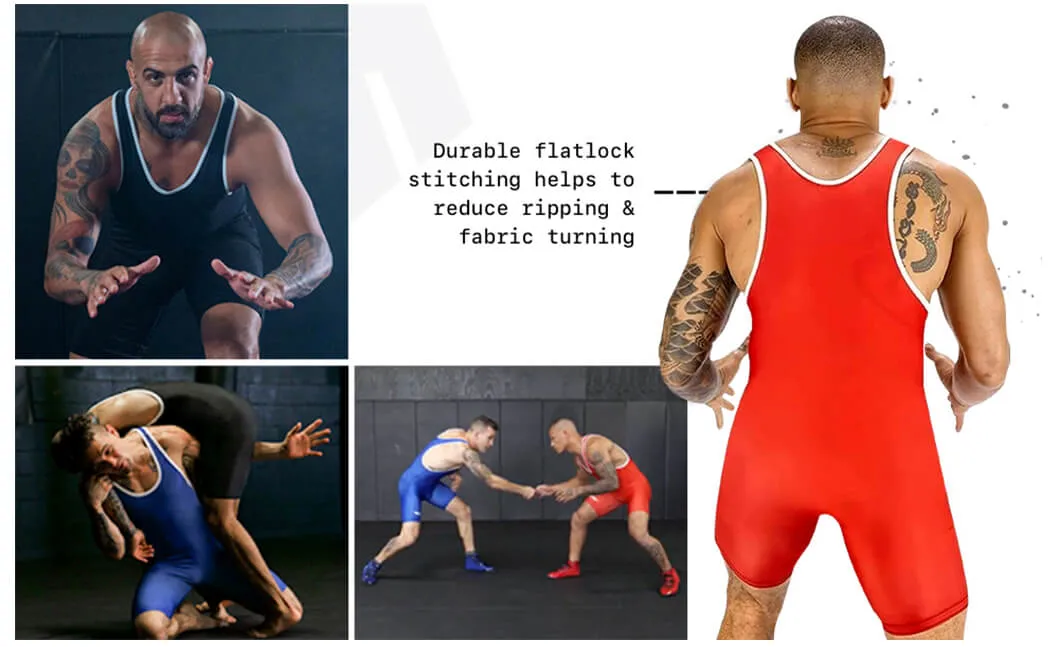 Wholesale Full Over Printing Wrestling Gear Youth Headgear Powerlifting Singlets MMA Apparel