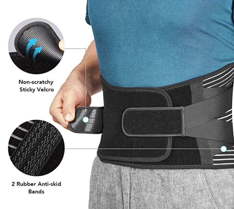 Sport Adjustable Lower Back Lumbar Waist Support Brace