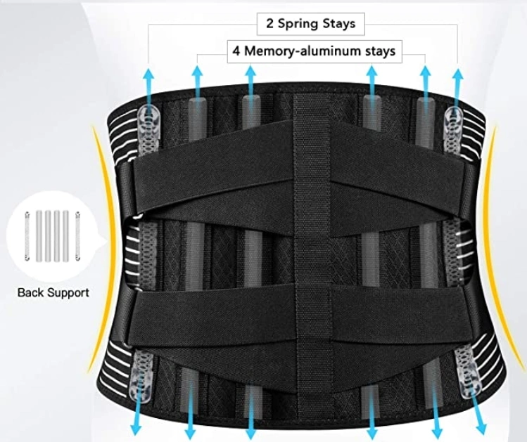 Sport Adjustable Lower Back Lumbar Waist Support Brace