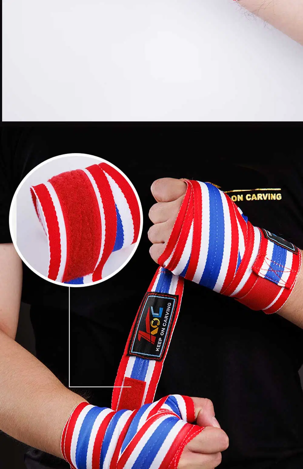 Wear Resistant Nylon Elastic Bandages Protector Boxing Hand Wraps