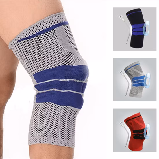Cinta de suporte de joelho estabilizador de patela aberta de neoprene para homens e mulheres