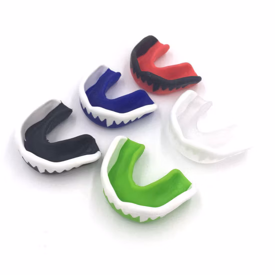 Protetor bucal protetor bucal logotipo personalizado esportes boxe futebol basquete mma protetor de goma protetor bucal
