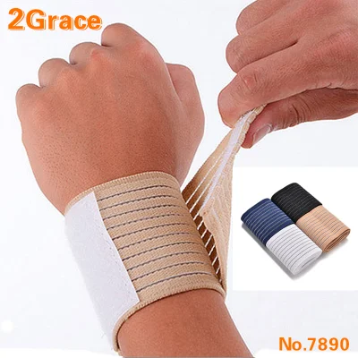 Palm Wrap Hand Brace Support Elastic Wrist Sleeve Band, Ginásio Sports Training Guard e Proteção para as Mãos